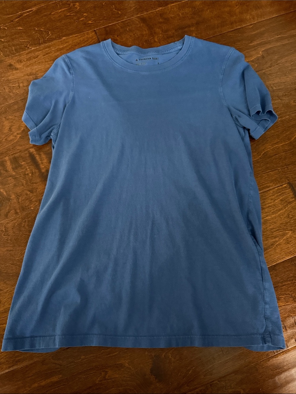 American Giant Royal Blue Crewneck Tee